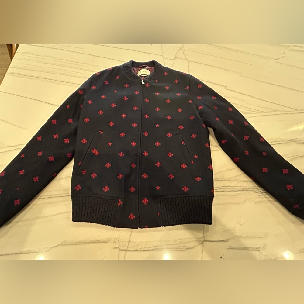 Gucci bomber jacket.